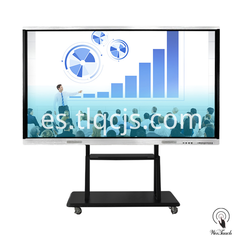 Panel interactivo de 98 pulgadas con soporte móvil 98 Inches Interactive Panel With Mobile Stand
